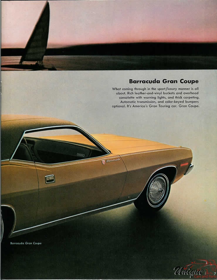 1971 Plymouth Barracuda Brochure Page 12